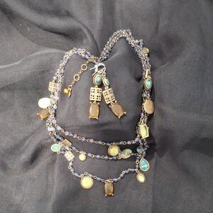 Elegant Multi-Color Gemstone Necklace